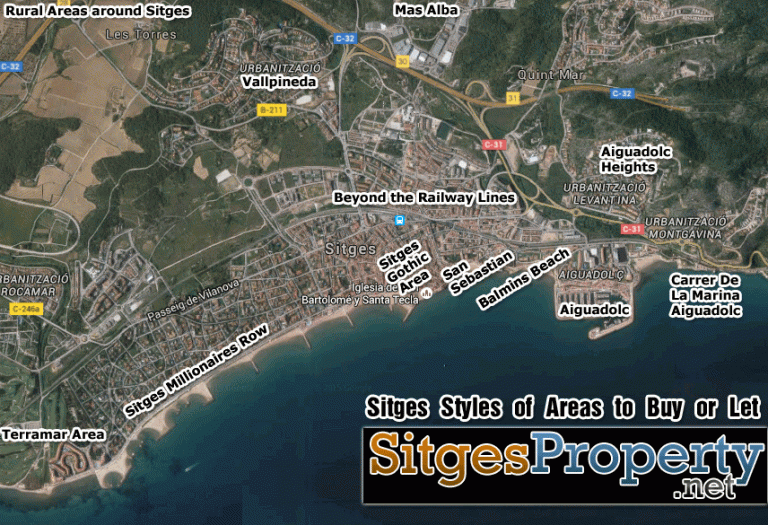 Sitges Areas Locations Buying Renting Property